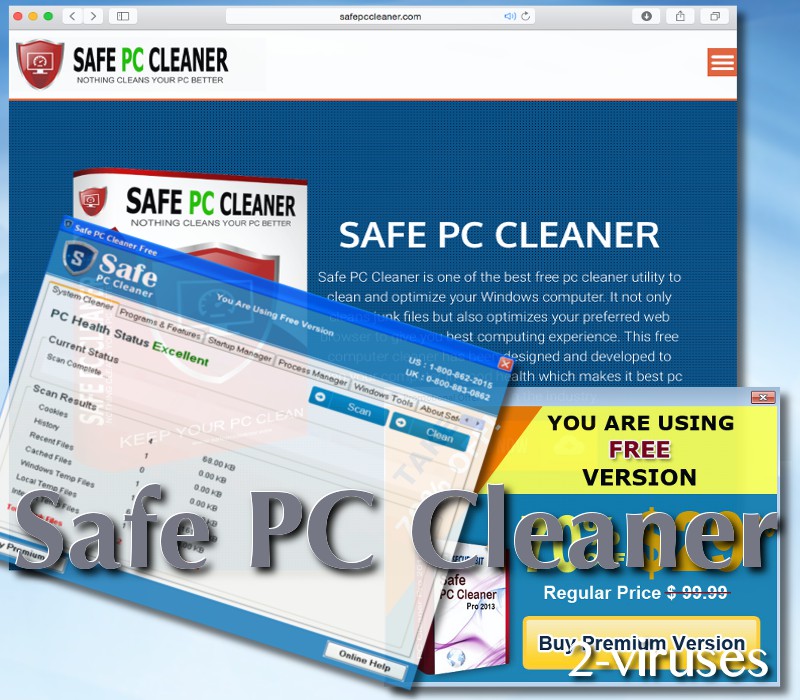 OneSafe PC Cleaner aplicación gratuita perjudica su PC. ¿Cómo deshacerse de  PC Cleaner OneSafe?